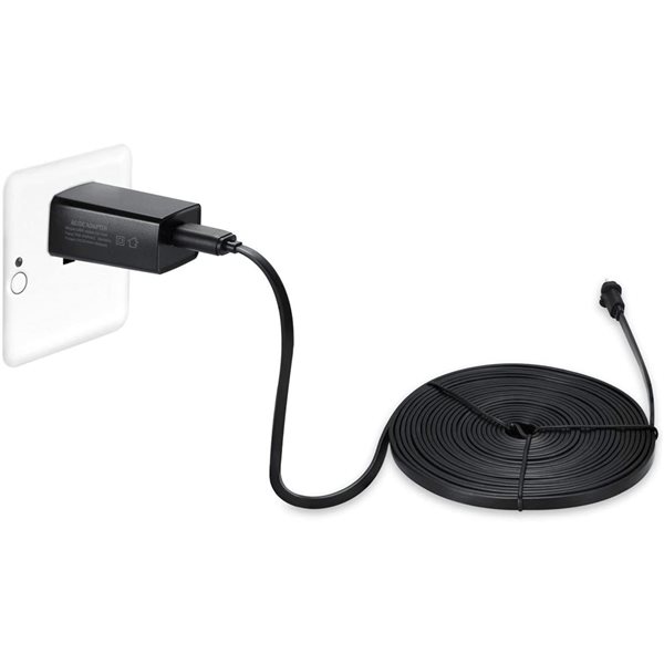 Câble d'alimentation noir Wasserstein de 16 pi pour caméra Blink  extérieure/XT2/XT, paquet de 2 BlinkXTCharg2BlkCA