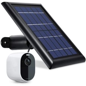 Wasserstein Black Solar Panel for Arlo Essential Spotlight/XL Spotlight (1-Pack)