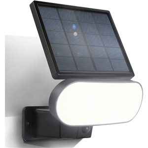 Wasserstein Black Tilting Solar Panel Charger and Security Light for Arlo Ultra, Ultra 2, Pro 3/4 Security Camera