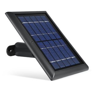 Wasserstein Black Solar Panel for Ring Cam Battery (1-Pack)