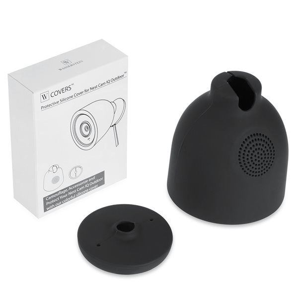 Wasserstein Black Camera Skin for Nest Cam (1-Pack)