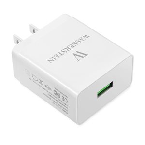 Wasserstein White USB 3.0 Power Adapter for Arlo and Google Nest Cam (1-Pack)