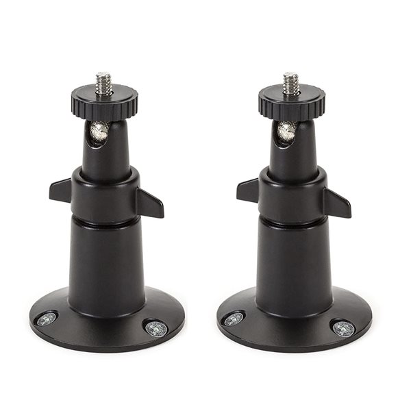 Wasserstein Black Swivel Tilting Wall Mount for Arlo Pro/2/3/4 Ultra/Ultra 2 Security Camera - 2-Pack