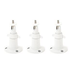 Wasserstein White Swivel Tilting Wall Mount for Arlo Pro/2/3/4 Ultra/Ultra 2 Security Camera - 3-Pack