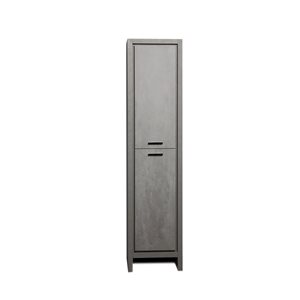 GEF Ember Grey MDF Freestanding Linen Cabinet