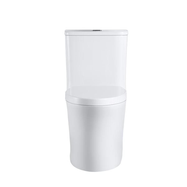 Sera Taylor 1-Piece 12-in White Dual-Flush Elongated Watersense Toilet