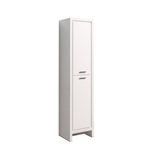 GEF Ember White MDF Freestanding Linen Cabinet