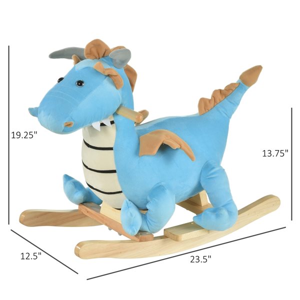 Plush ride on best sale dinosaur