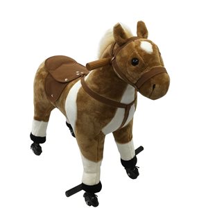 Qaba Plush Walking Horse Riding Toy