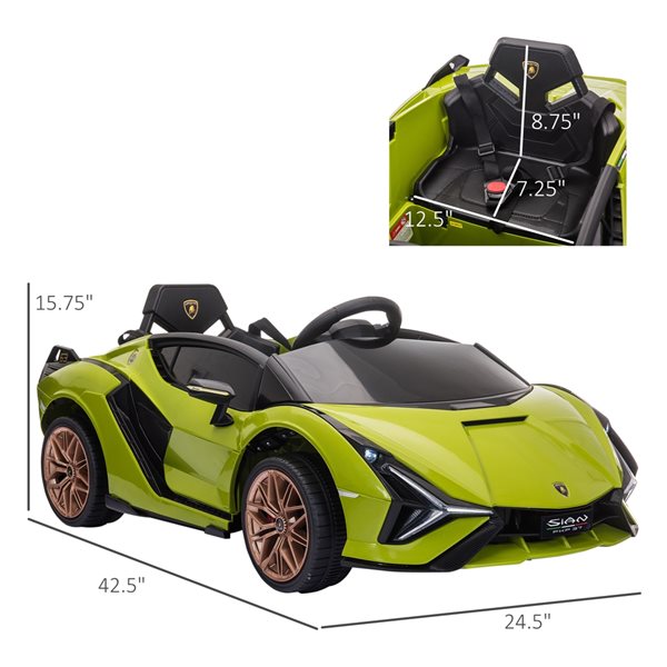 Green lamborghini toy car online