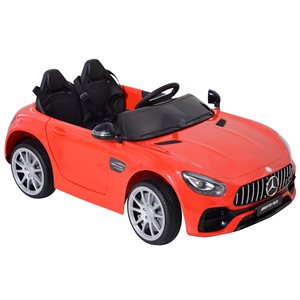 Aosom Red 12 V Mercedes Electric Kids Ride-On Car