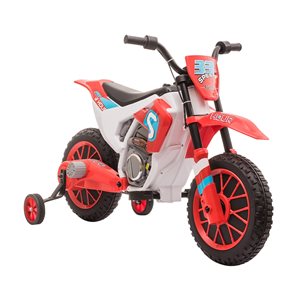 Aosom 12 V Red Electric Kids Ride-On Motorcycle Car