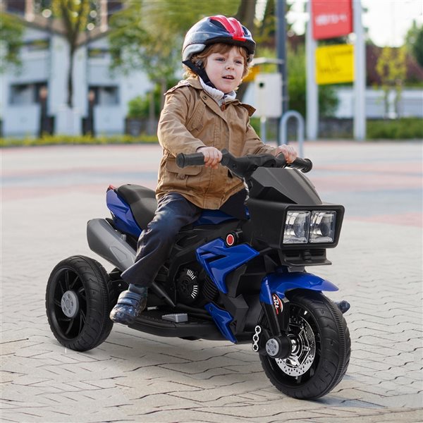 Blue motorbike for kids best sale