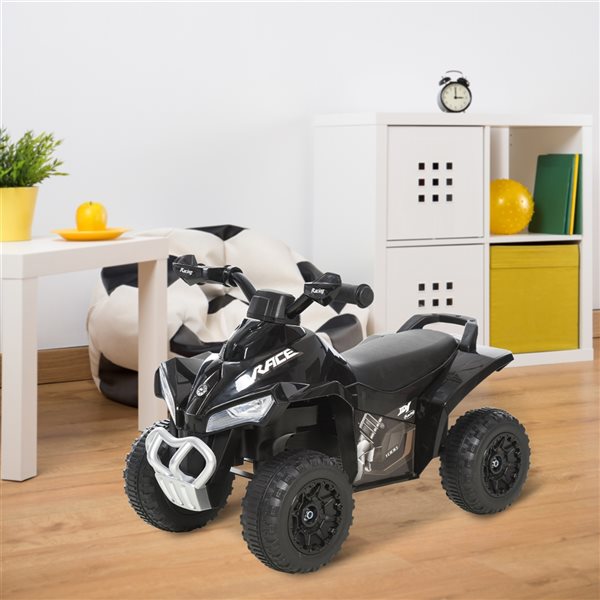 Aosom Black Motorcycle Kids Ride-On Sliding Car