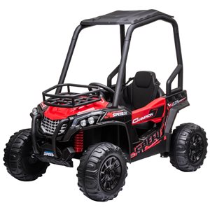 Aosom 12 V Red UTV Electric Kids Ride-On Car