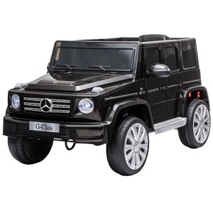 Aosom 12 V Black Mercedes-Benz Electric Kids Ride-On Car