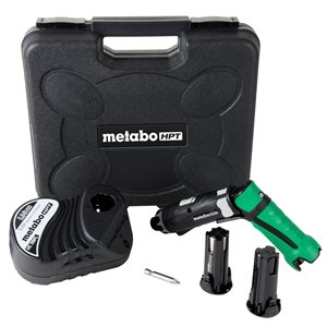 MetaboHPT 3.6 V 1/4-in Cordless Screwdriver ( 2 Batteries and Charger Included )