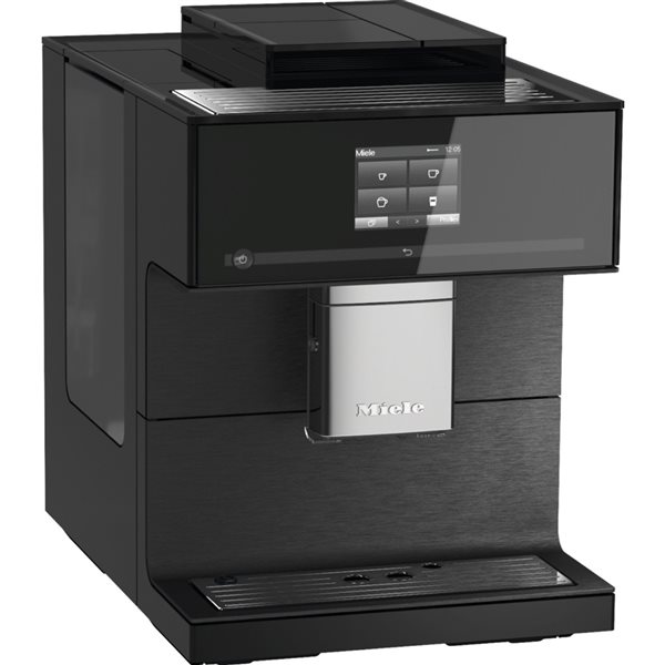 Machine à café automatique CM 7750 CoffeeSelect par Miele en plastique noir avec WiFiConn@ct