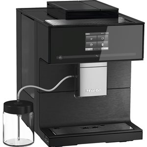 Machine à café automatique CM 7750 CoffeeSelect par Miele en plastique noir avec WiFiConn@ct