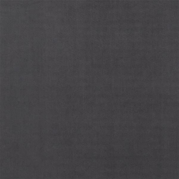 CorLiving Perry Wood Frame Velvet Storage Bench 48-in X 18-in - Dark Grey