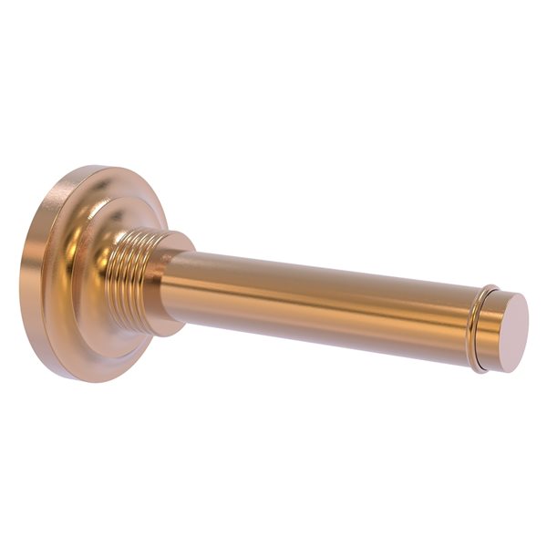 Allied Brass Que New Wall Mount Brushed Bronze Single Post Toilet Paper Holder