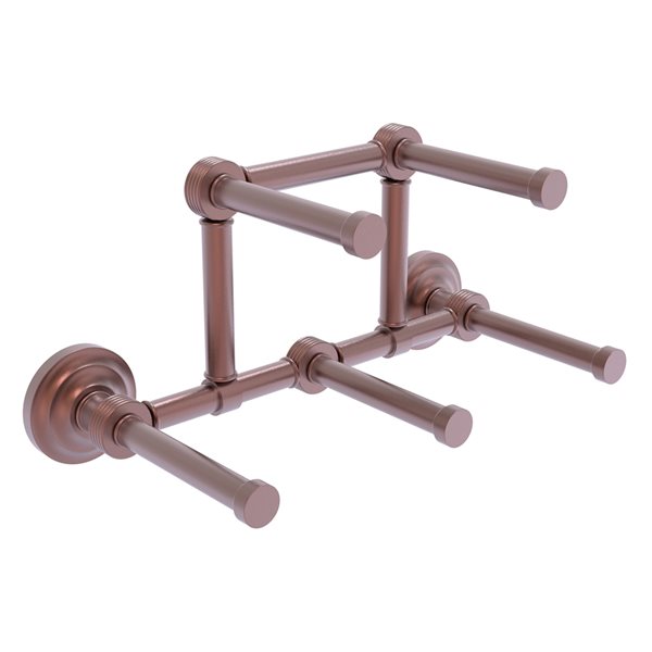 Allied Brass Que New Antique Copper Wall Mount 5-Roll Toilet Paper Holder