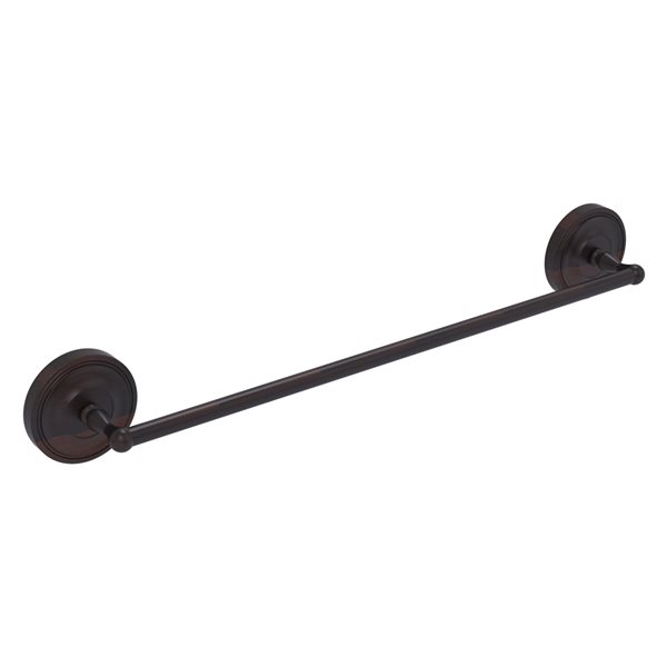 Allied Brass Regal 24-in Venetian Bronze Wall Mounted Single Towel Bar
