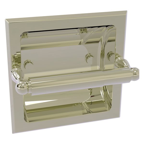 Allied Brass Regal Polished Nickel Recessed Single Post Toilet Paper   330921292 MainImage 001 L 