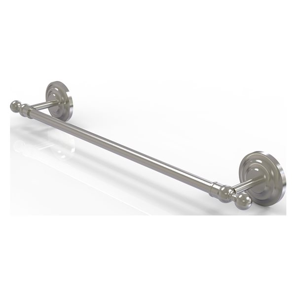 Allied Brass Que New 24 In Satin Nickel Wall Mounted Single Towel Bar   330921304 MainImage 001 L 