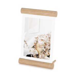 Umbra Scroll Natural Wood 5-in x 7-in Picture Frame