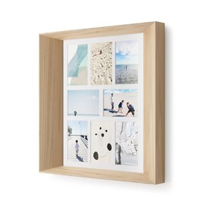 Umbra Lookout Natural 4-in x 6-in Wall Multi-Picture Frame