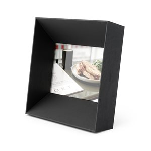 Umbra Lookout Black 4-in x 6-in Picture Frame