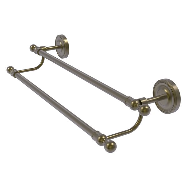 Allied Brass Regal Antique Brass 30-in Double Towel Bar | RONA