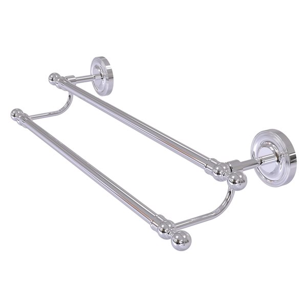 Allied Brass Regal Polished Chrome 24-in Double Towel Bar