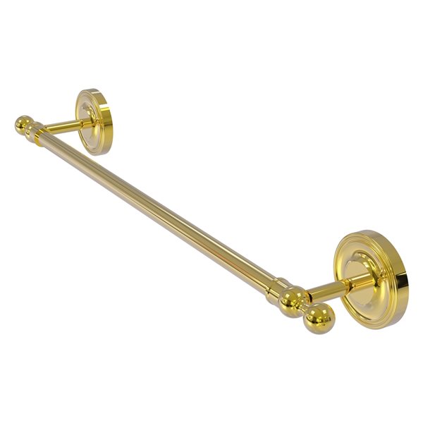 Allied Brass Regal Polished Brass 30-in Towel Bar