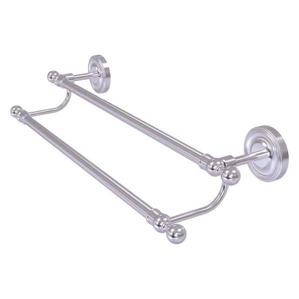 Allied Brass Regal Satin Chrome 18-in Double Towel Bar