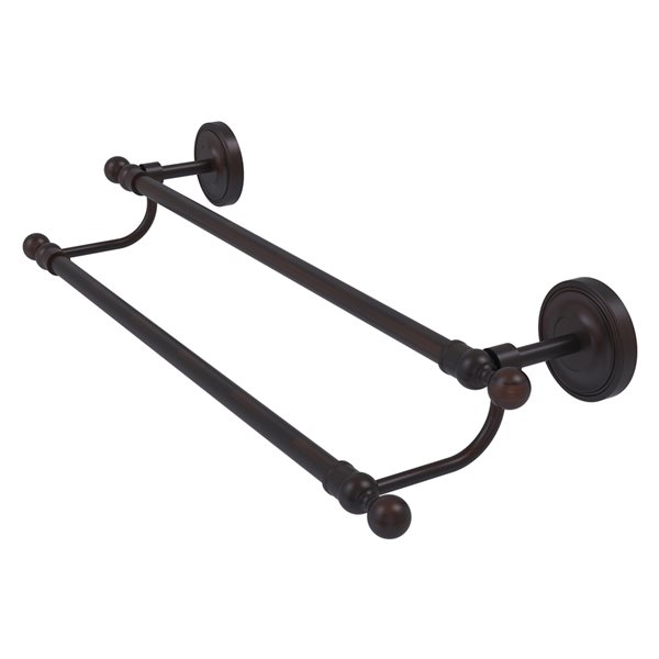 Allied Brass Regal Venetian Bronze 24-in Double Towel Bar