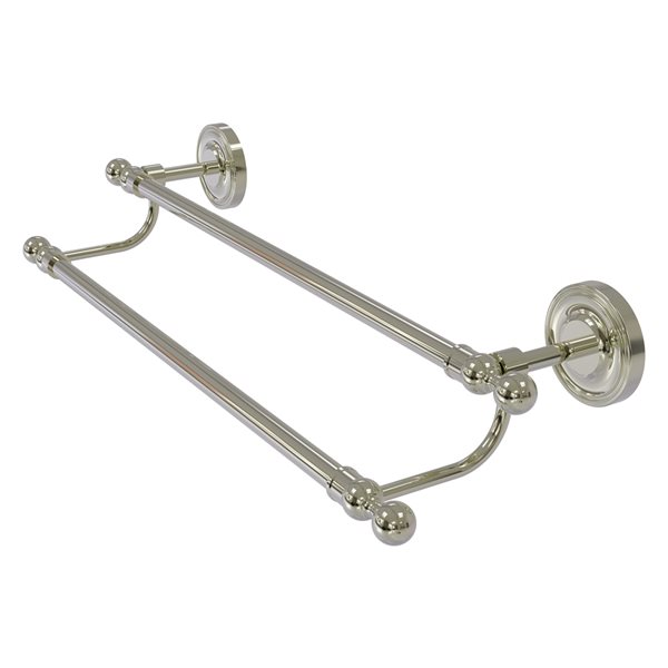 Allied Brass Regal Polished Nickel 36-in Double Towel Bar
