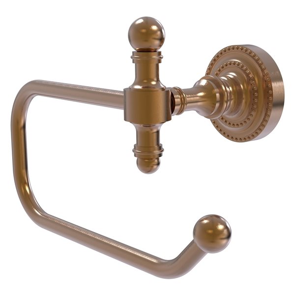 Allied Brass Retro Dot Brushed Bronze European Style Toilet Tissue Holder