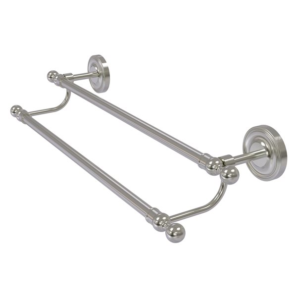 Allied Brass Regal Satin Nickel 30-in Double Towel Bar