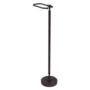 Allied Brass Retro Dot Venetian Bronze Freestanding Toilet Tissue Holder