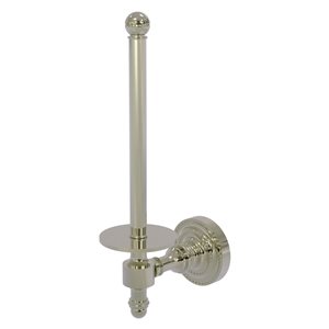 Allied Brass Retro Dot Polished Nickel Upright Toilet Tissue Holder