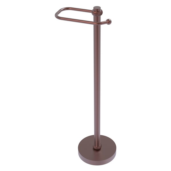 Allied Brass Antique Copper 1-Roll Freestanding Toilet Paper Holder