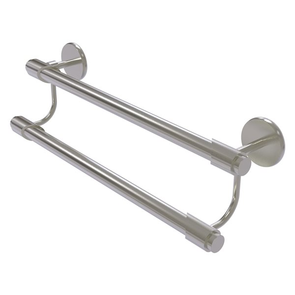 Allied Brass Tribecca Satin Nickel 36-in Double Towel Bar