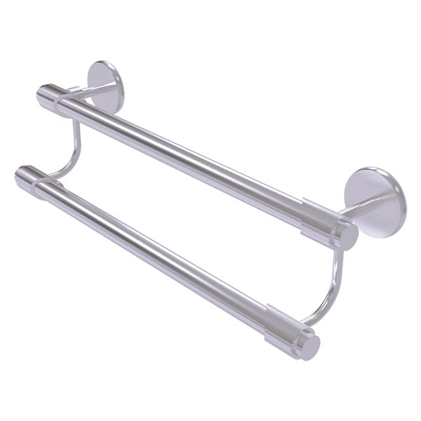 Allied Brass Tribecca Satin Chrome 24-in Double Towel Bar
