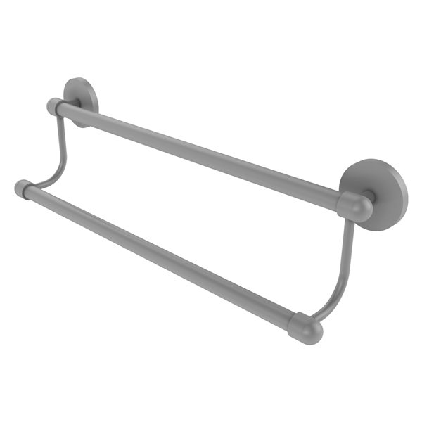 Allied Brass Tango Matte Grey 30-in Double Towel Bar