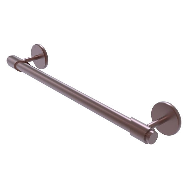Allied Brass Tribecca Antique Copper 18-in Towel Bar
