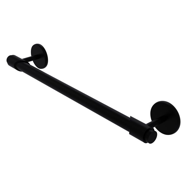 Allied Brass Tribecca Matte Black 30-in Towel Bar