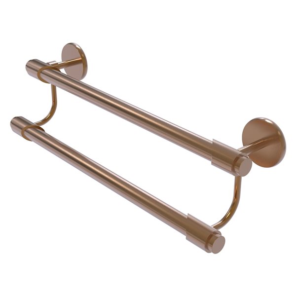 Allied Brass Tribecca Brushed Bronze 36-in Double Towel Bar