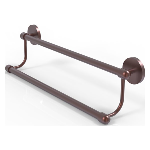 Allied Brass Tango Antique Copper 36-in Double Towel Bar